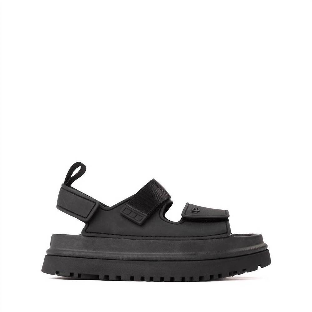 NEW UGG kid's goldenglow sandal in black
